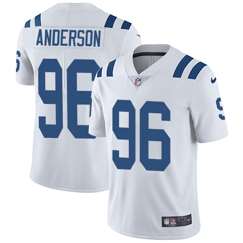 Nike Colts #96 Henry Anderson White Men's Stitched NFL Vapor Untouchable Limited Jersey - Click Image to Close